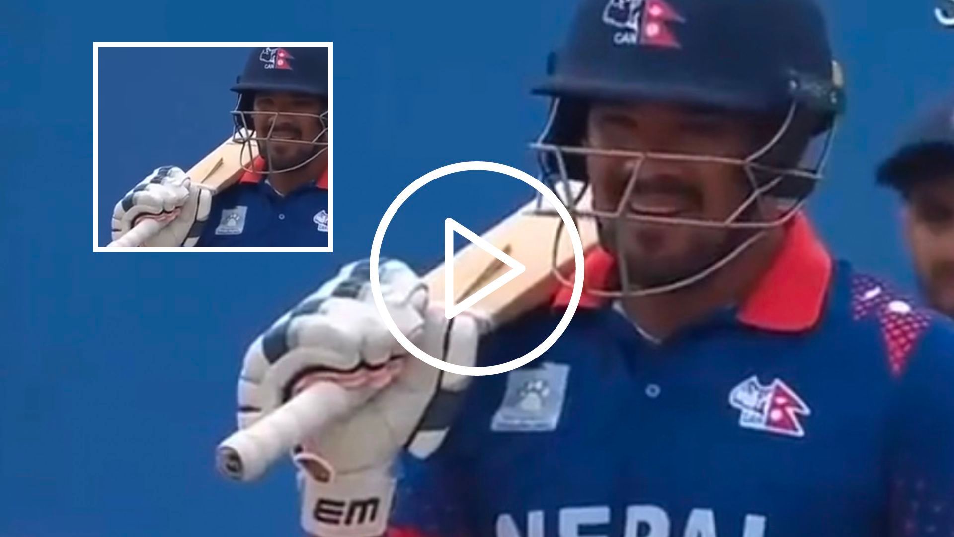 [Watch] When Nepal's Karan KC Played With A Broken Bat In Asian Games 2023